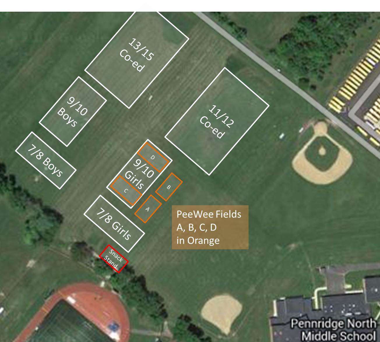 2013 PYSA Intramural Field Layout