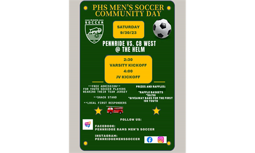 PHS Men's Community Day is this Sat 9/30!