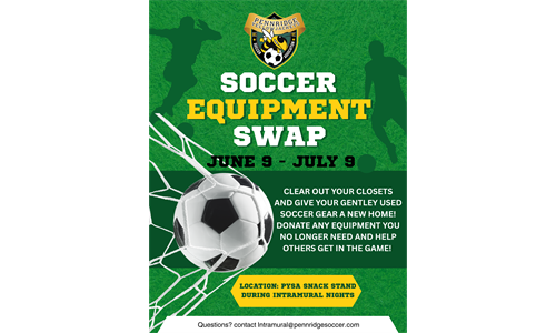 Summer Intramurals Equipment Swap