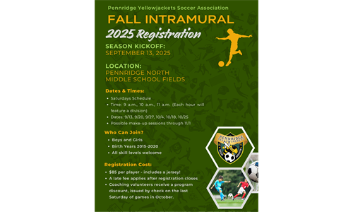 Fall Registration is OPEN