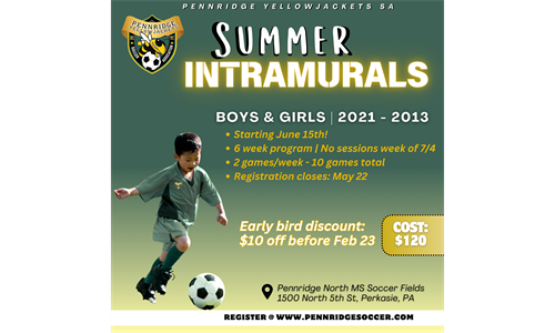 Summer Intramural- REGISTRATION OPEN! 